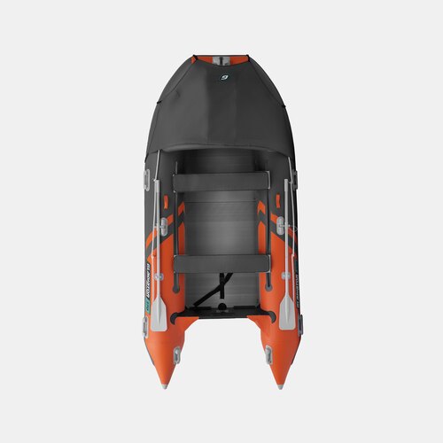 Надувная лодка GLADIATOR C370AL оранжево-темносерый
