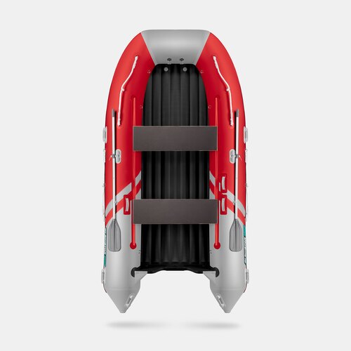 Надувная лодка GLADIATOR E450S красно-белый