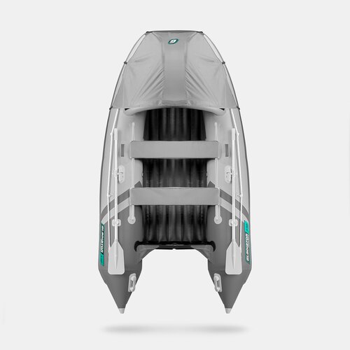 Надувная лодка GLADIATOR E330PRO светло-темносерый