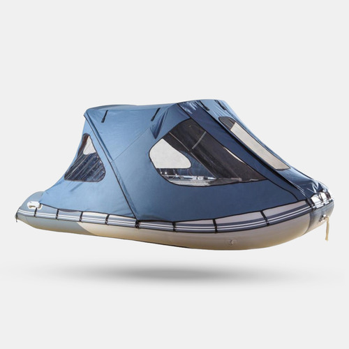 Тент ходовой с каркасом для лодок Gladiator E350PRO синий серии AIR PRO (E)