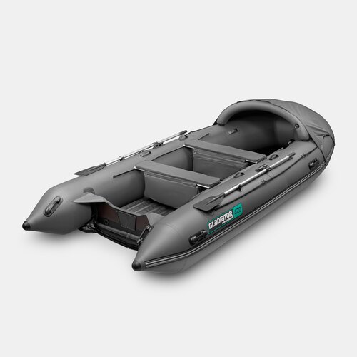 Надувная лодка GLADIATOR E420PRO темносерый