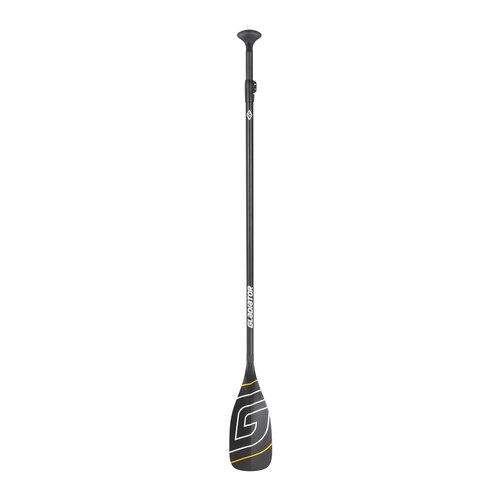 SUP весло Gladiator Race Kevlar black/black-yellov 3-части, лопатка M