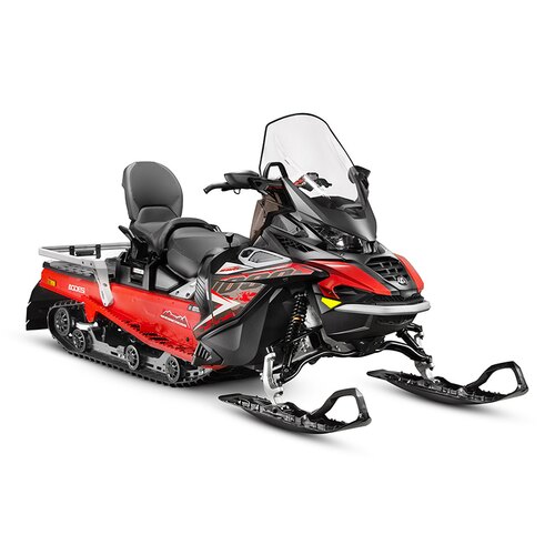 Снегоход AODES Snowcross 1000 SWT SC 609mm LCD 10.25 Black + Red 2026